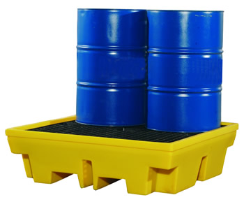 Clear Spill 4 Drum Spill Pallet (410 Litre Capacity)